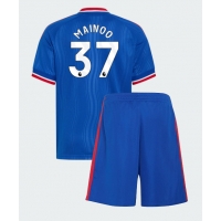 Manchester United Kobbie Mainoo #37 Bortatröja Barn 2026-27 Kortärmad (+ Korta byxor)